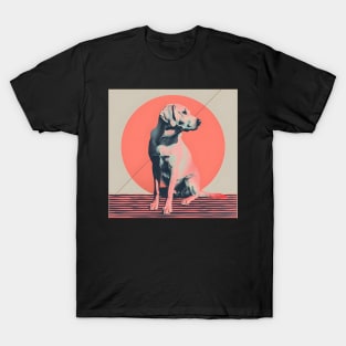 Labrador Retriever in 80's T-Shirt